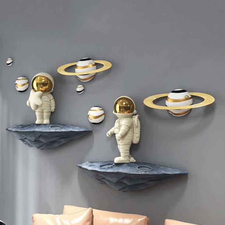 Astronaut Wall Art Decor | Space Themed Room Decor for Kids & Adults | Perfect for Bedroom, Nursery & Office Wall Decoration