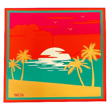 Vibrant Rainbow Swim Sarong Pareo Cover Up - Lightweight Beach Wrap for Women, Quick-Dry Sun Protection, Perfect for Pool, Beach, and Vacation Outfits