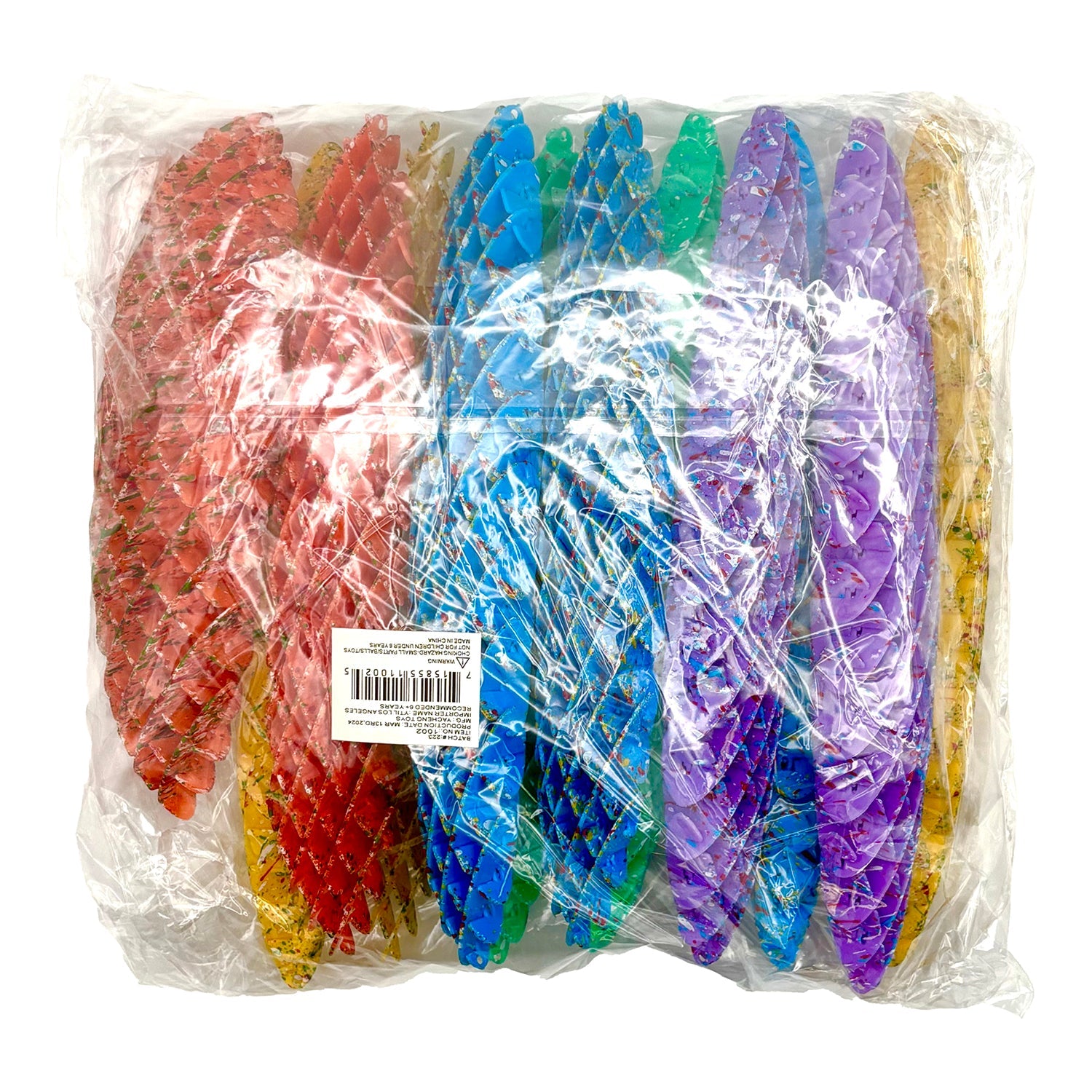 Expandable Plastic Toys for Kids - 12-Piece Set in Resealable Bag | Fun Bath Toys, Party Favors & Sensory Play for Toddlers