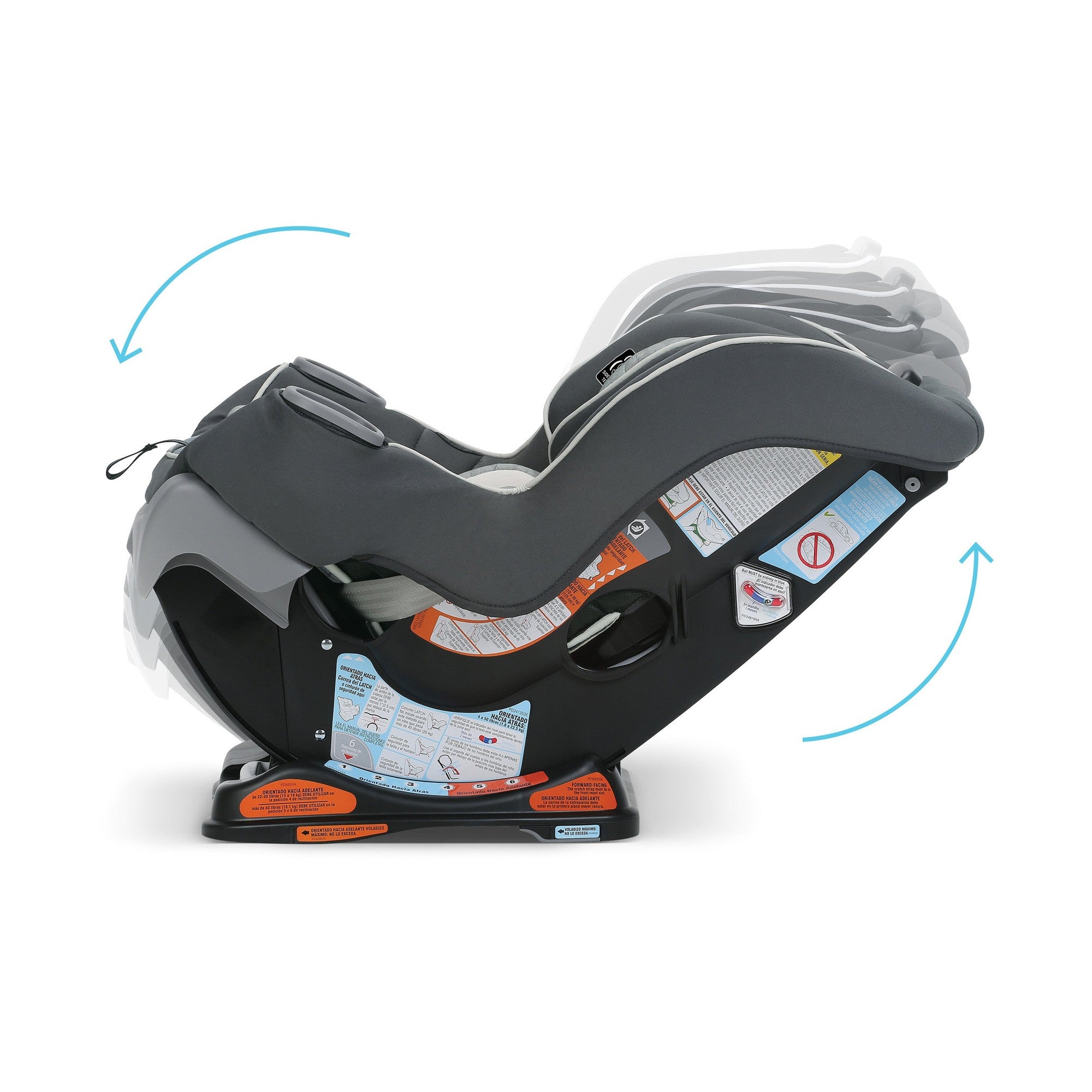 Graco Extend2Fit Convertible Car Seat - 3-in-1 Rear Facing, Forward Facing & Booster Seat with Extended Rear-Facing for Kids 4-120 lbs - Perfect for Travel, Daily Commute & Family Road Trips