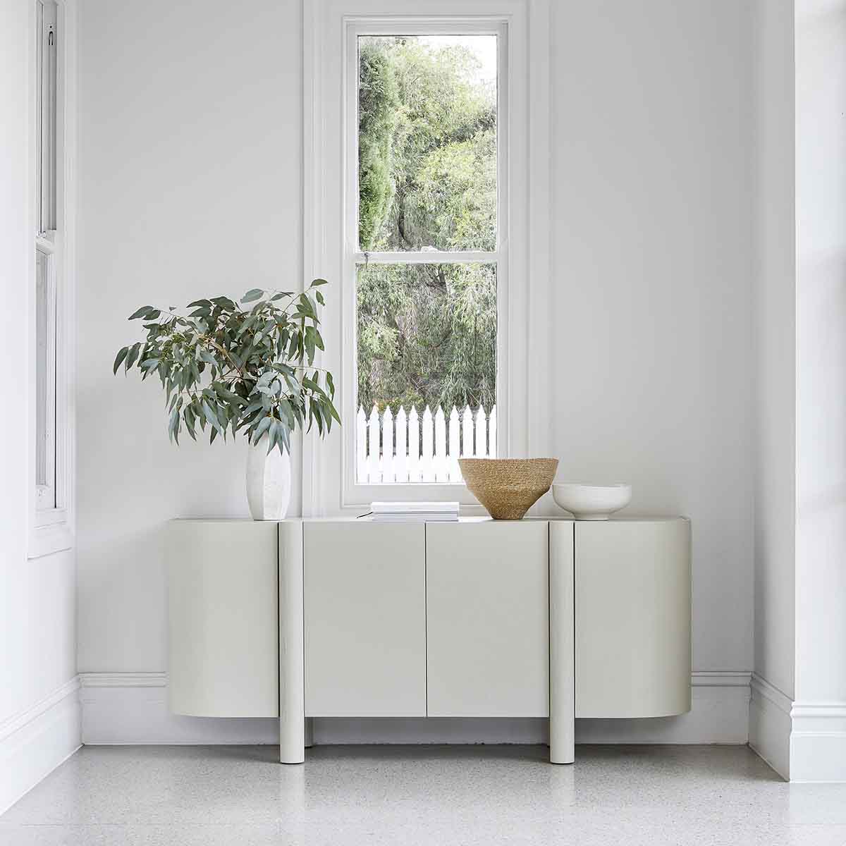 Globe West Artie Buffet - Modern Wood Sideboard with Storage for Dining Room & Living Room - Perfect for Entertaining & Home Organization