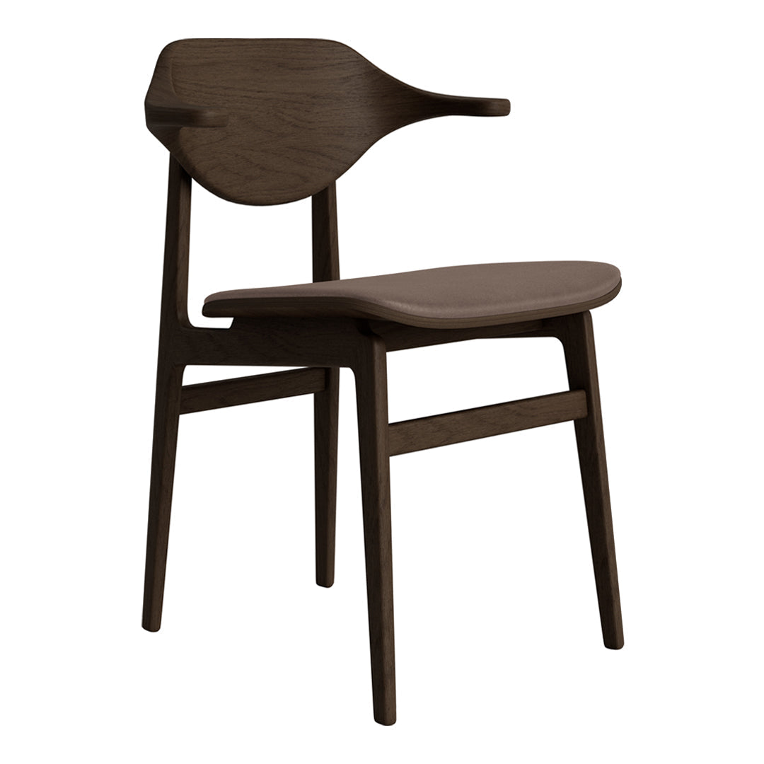 Bufala Dining Chair - Upholstered Seat for Kitchen, Dining Room & Office - Comfortable Modern Furniture for Home & Restaurant Use