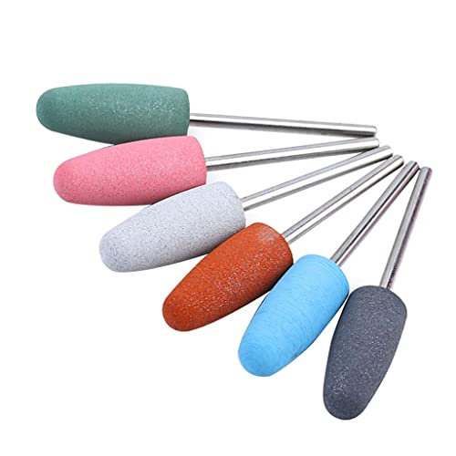 6-Pack 1.65 Inch Silicone Nail Cleaner Brush for Manicure & Pedicure - Perfect for Salon, Home Nail Care & Professional Use