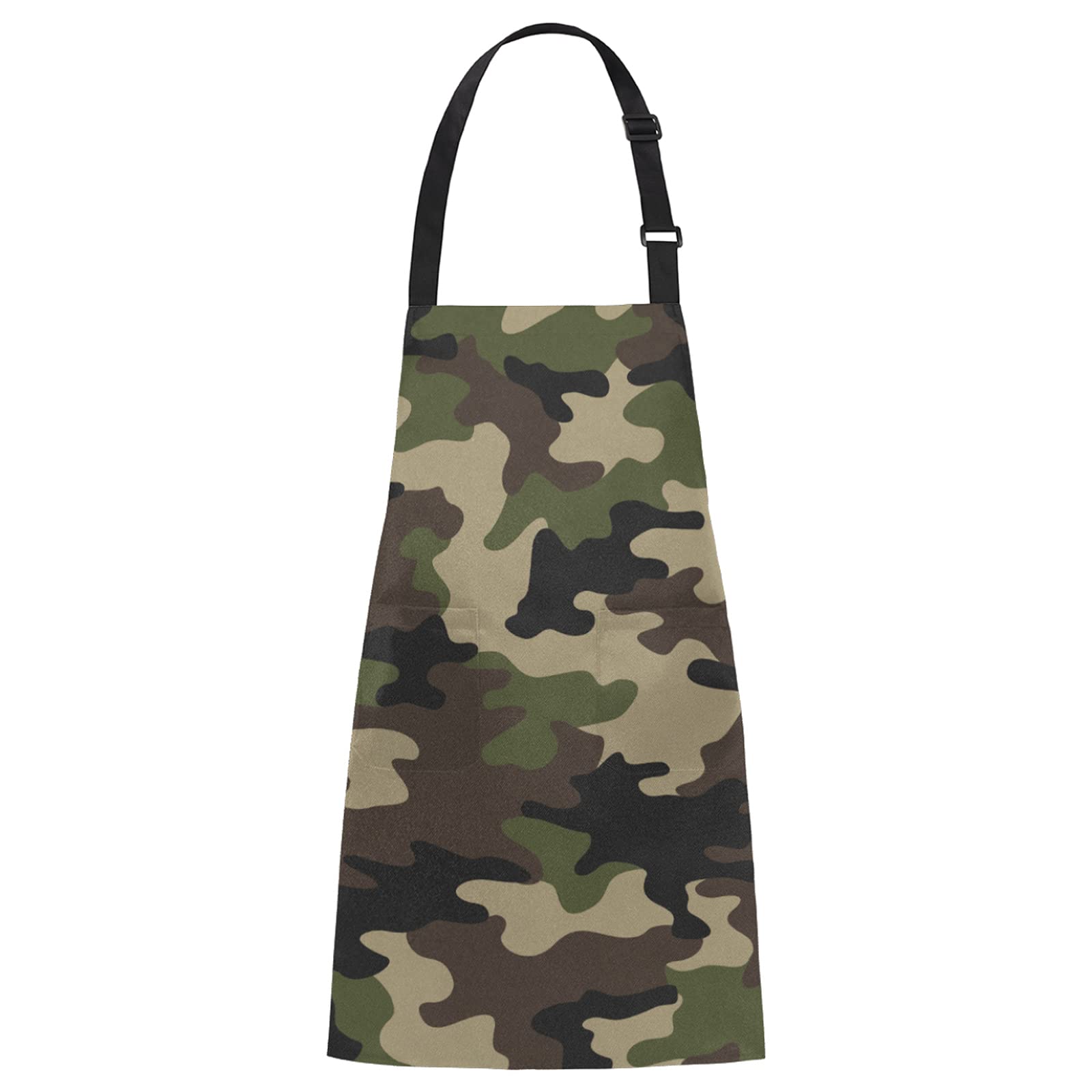 Unisex Kitchen Apron for Men & Women - Adjustable Cooking Bib with 2 Pockets for Baking, BBQ, Grilling & Gardening - Perfect for Chefs, Home Cooks & Outdoor Activities