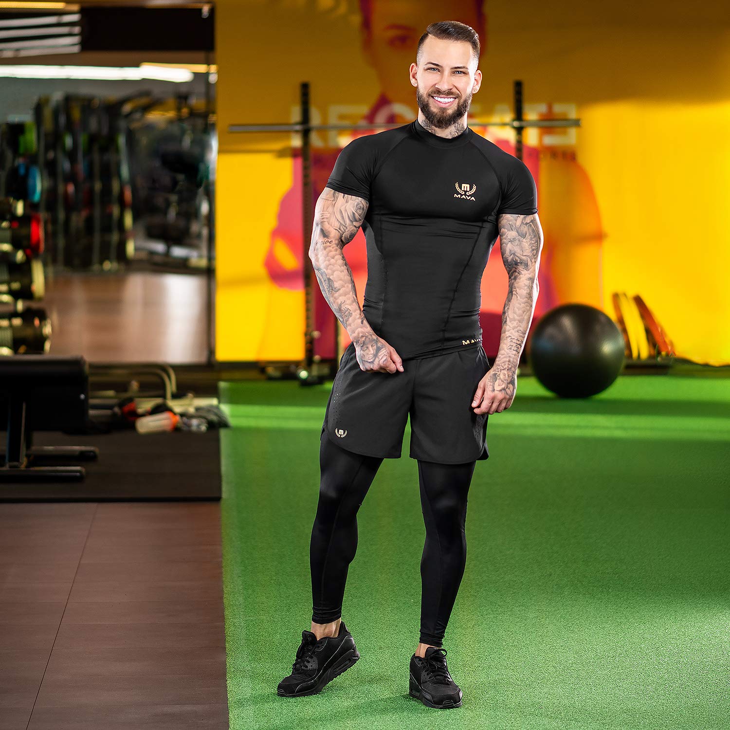 MAVA Men's Basketball Shorts with Pockets - Loose Fit Workout Shorts for Gym, Running & Training | Breathable Athletic Shorts for Sports & Casual Wear