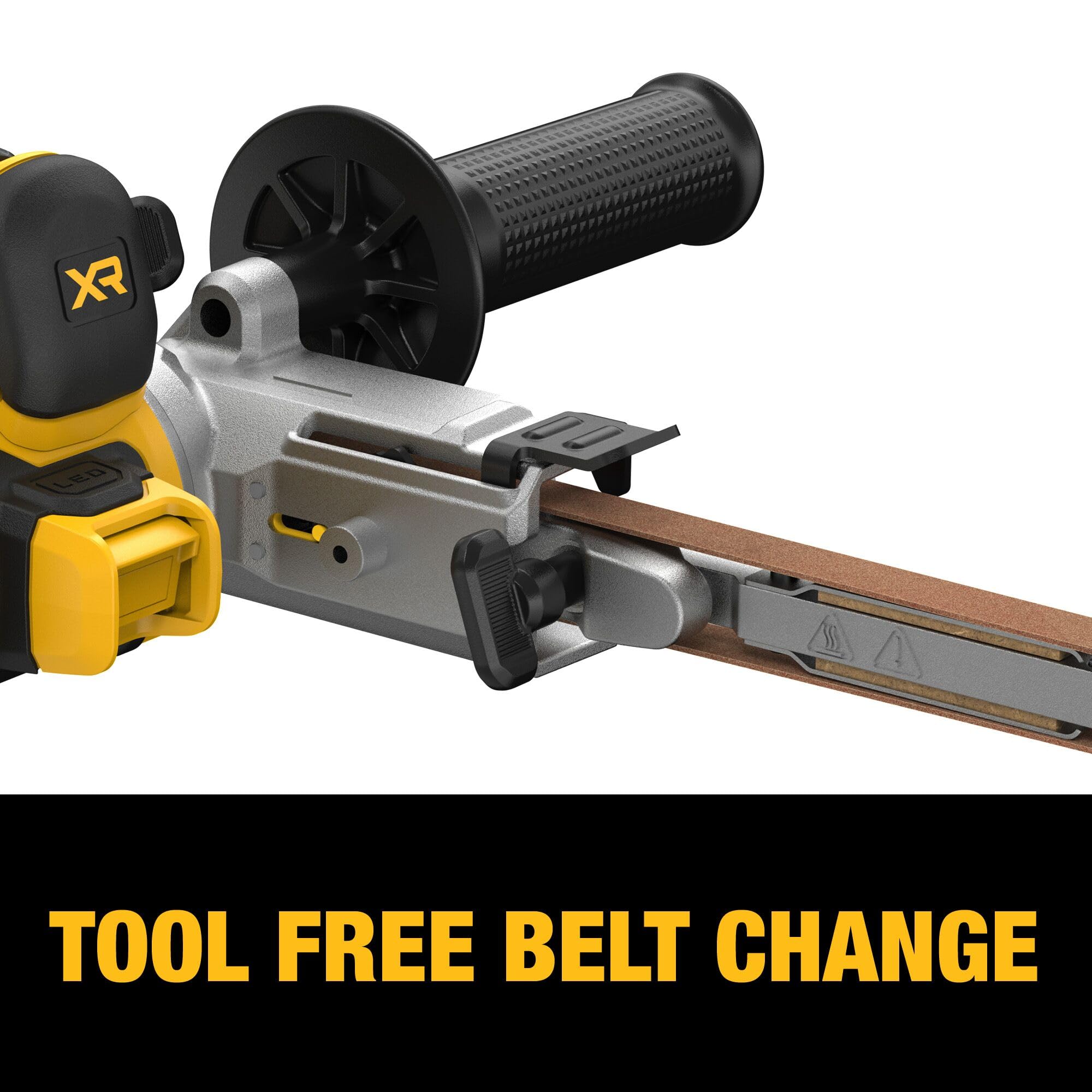 DEWALT 20V MAX XTREME Cordless Bandfile Belt Sander Kit with Battery & Charger (DCM200E1) - Professional Woodworking & Metal Sanding Power Tool for DIY Projects & Home Renovations