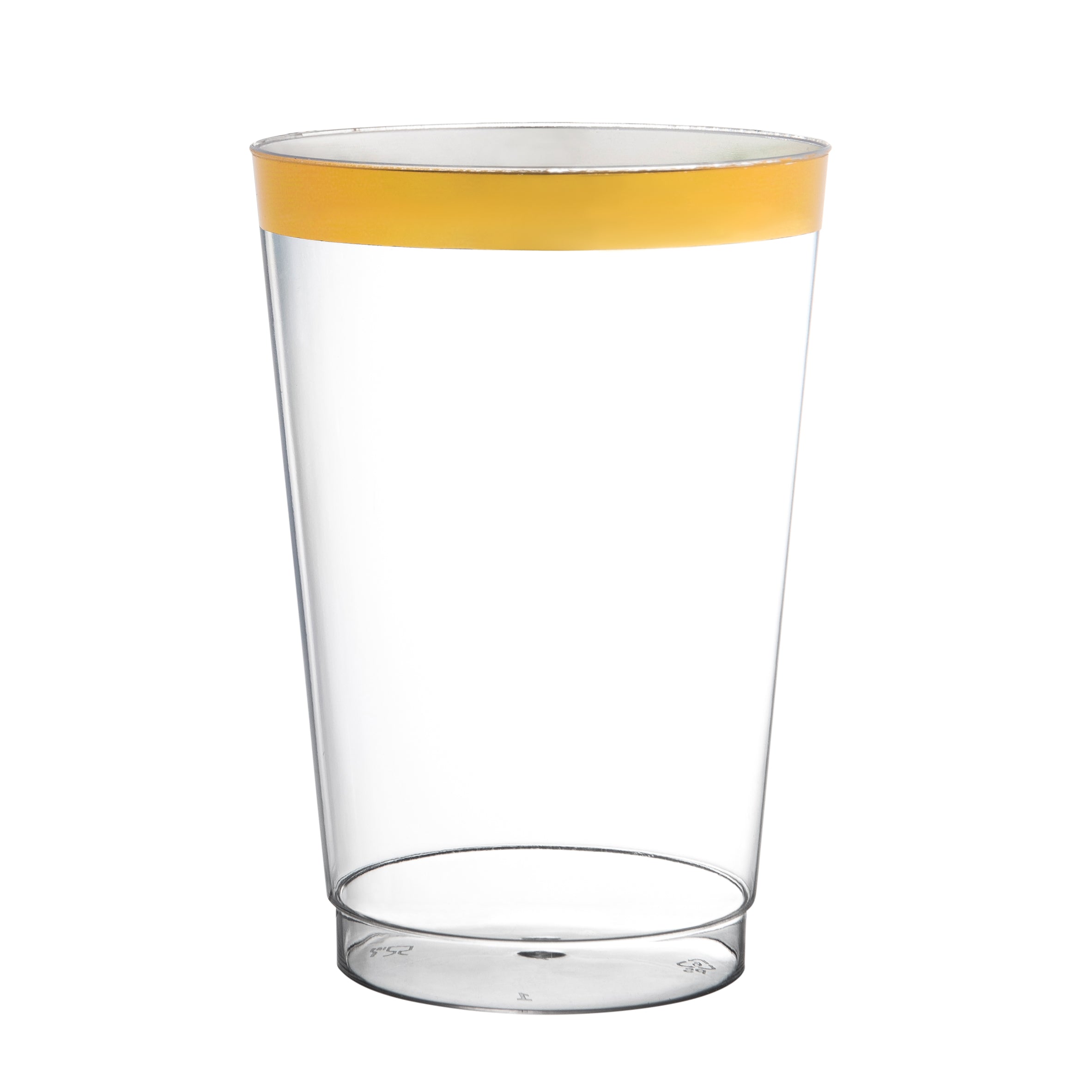 Premium Gold & White Plastic Party Bundle - Elegant Disposable Tableware for Birthdays, Weddings & Events - Eco-Friendly & Stylish Party Supplies for Any Celebration