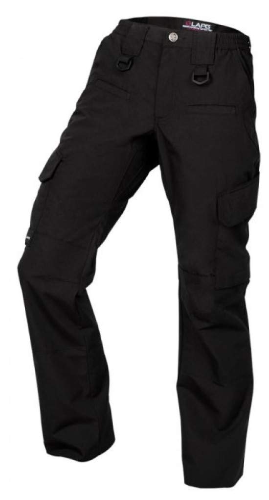 LAPG Women's Tactical Pants - Elastic Waistband Durable Cargo Work Pants for Training & Outdoor Activities | Perfect for Law Enforcement, Military, Hiking & Workwear