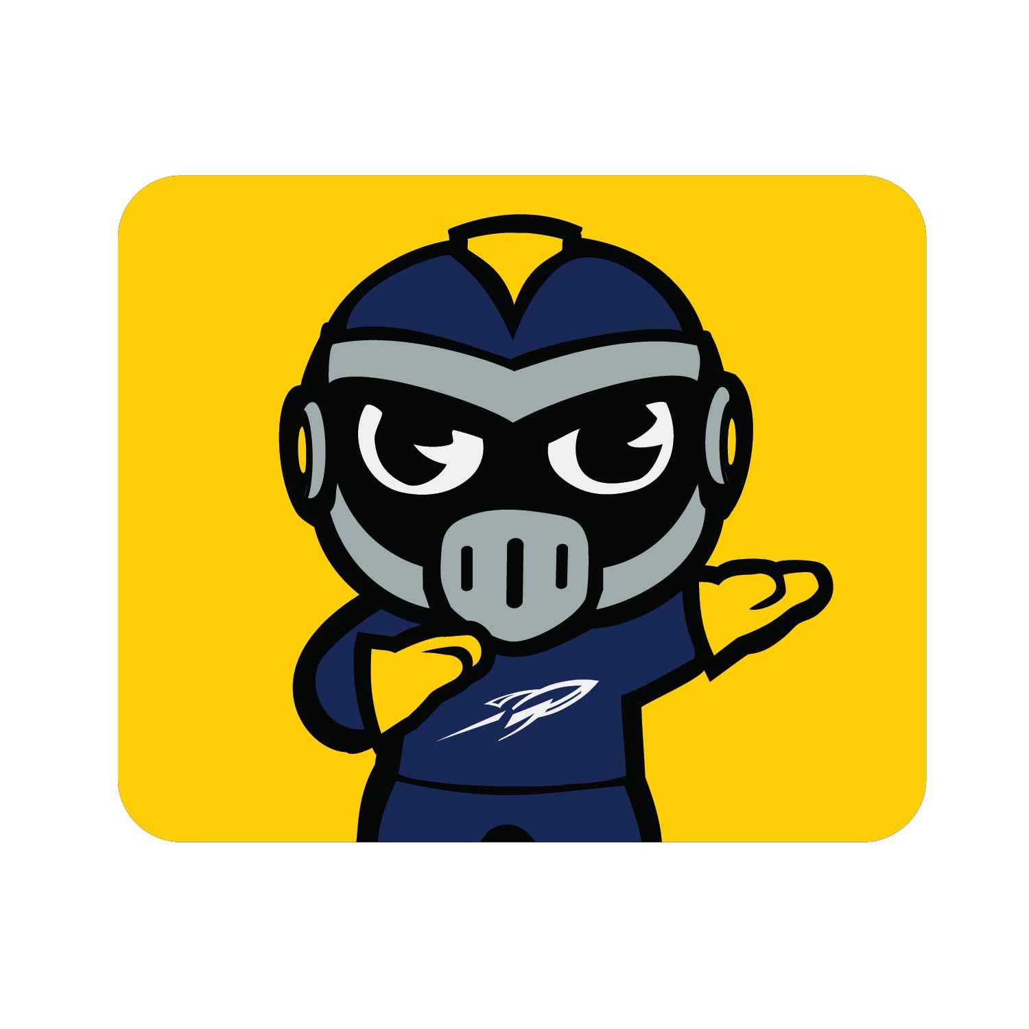 OTM Essentials University of Toledo Standard Fabric Mouse Pad - Non-Slip Desk Accessory for Gaming & Office Use - Durable Computer Mousepad with Cropped Tokyodachi Design - Perfect for Work, Study & PC Gaming Setups