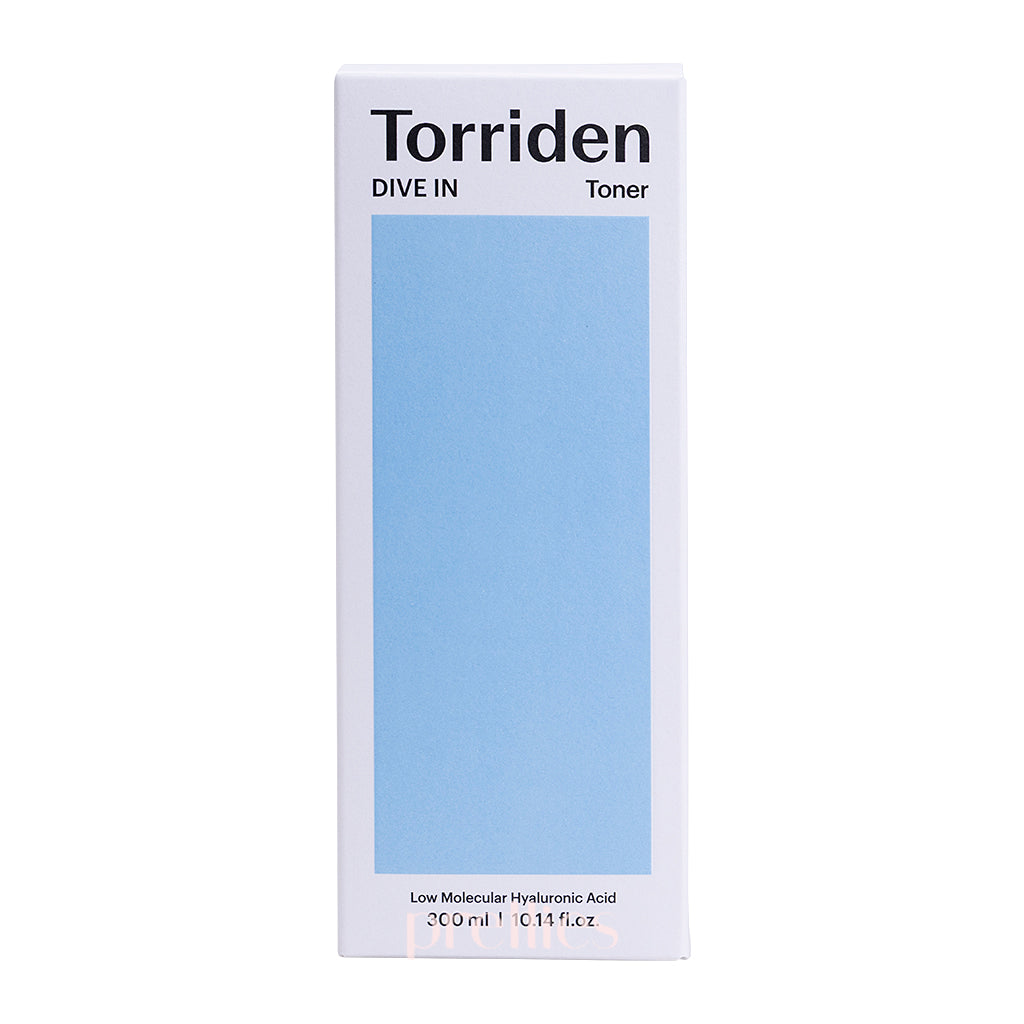Torriden Dive-In Low Molecular Hyaluronic Acid Toner 300ml - Hydrating Facial Toner for Dry & Sensitive Skin | Korean Skincare for Daily Hydration & Glow