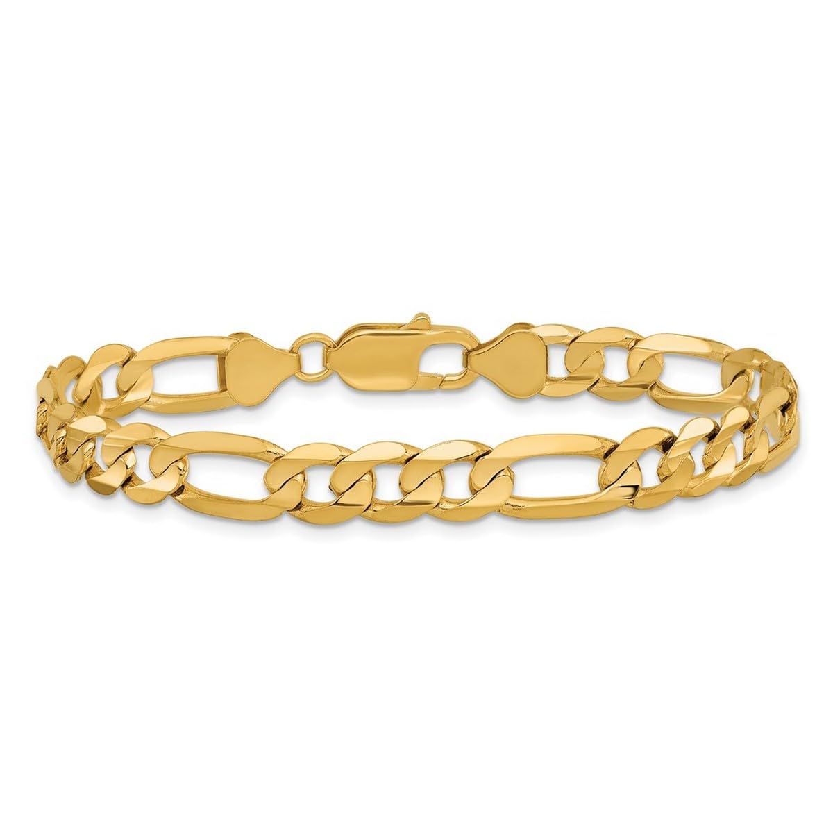 10K Gold Figaro Chain Bracelet for Women & Men - Adjustable Lengths, Lightweight & Durable - Perfect for Everyday Wear, Gifts & Special Occasions