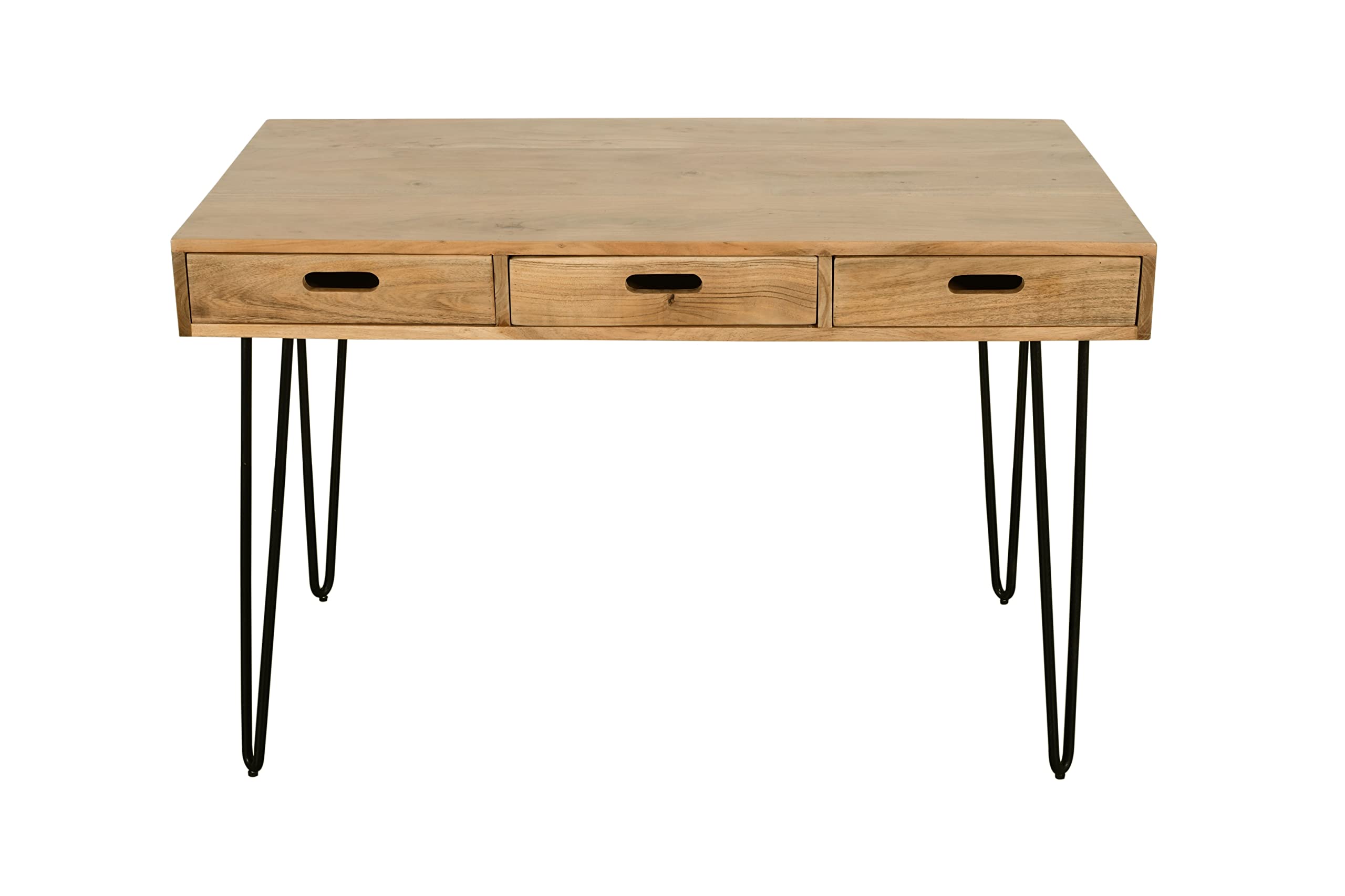 Rollins Solid Hardwood Modern Counter Dining Table with Storage - Stylish Kitchen Island & Breakfast Bar for Small Spaces, Perfect for Apartments and Open-Concept Homes