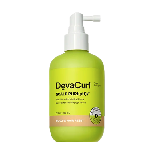 DevaCurl Scalp Purify Shampoo for Dry & Itchy Scalp - Sulfate-Free Cleanser for Curly Hair Care - Perfect for Daily Use & Scalp Refreshment