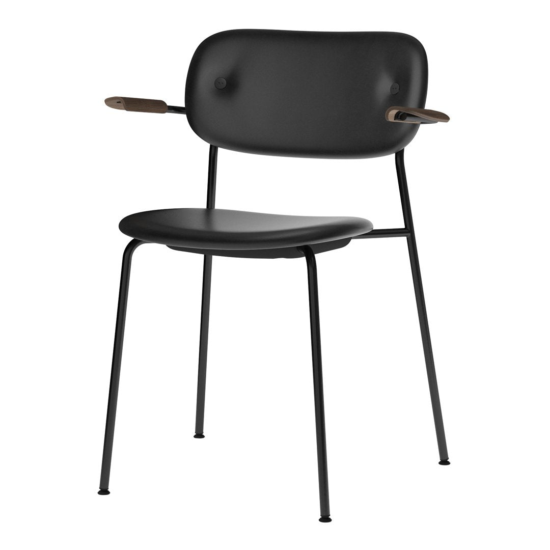 Modern Co Dining Chair with Armrests - Fully Upholstered Comfortable Seat for Kitchen, Dining Room & Breakfast Nook