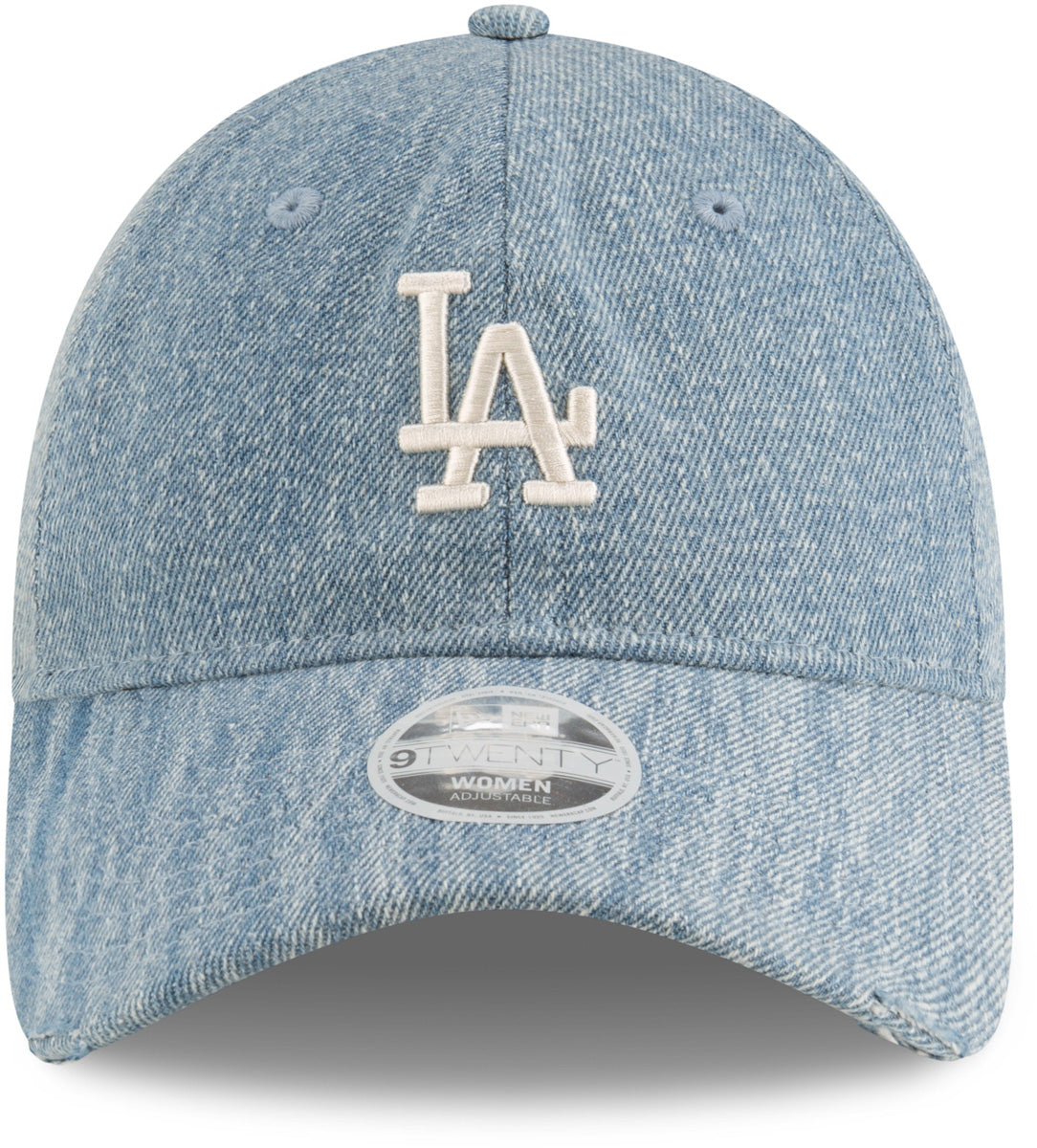 Los Angeles Dodgers Women's New Era 9Twenty Wash Denim Baseball Cap - Adjustable Snapback Hat for Baseball Fans & Fashion Enthusiasts - Perfect for Games, Casual Wear & Sports Events