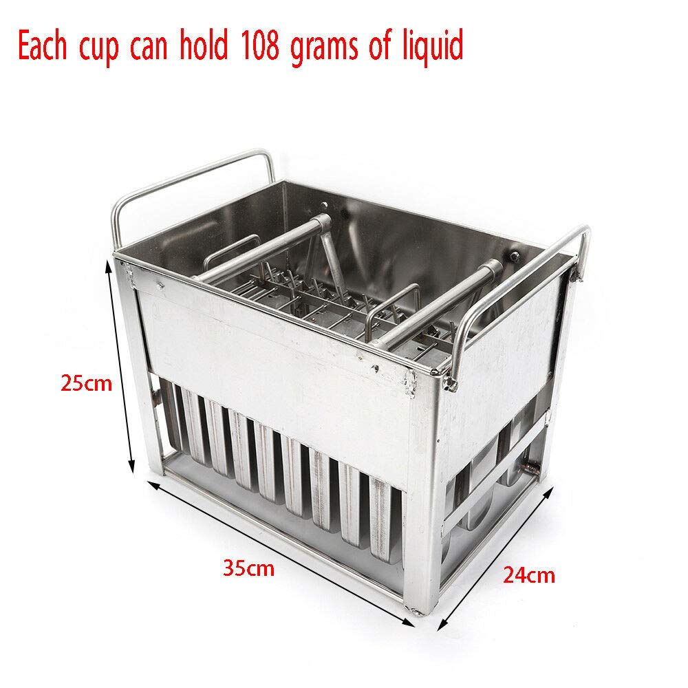 Ethedeal 30PCS Stainless Steel Ice Cream Stick Molds - DIY Popsicle Molds for Homemade Frozen Treats, Ice Lolly & Dessert Making - Perfect for Summer Parties, Kids Snacks & Family Kitchen Fun