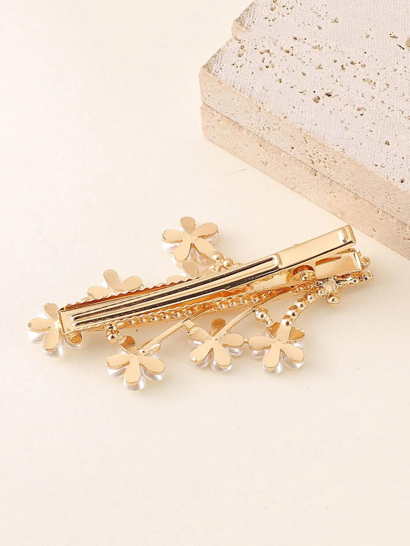 VSAKSH 2-Pack Rhinestone Crystal Hair Clips for Women - Wedding Bridal Hair Accessories, Hair Pins & Barrettes for Bride, Girls & Women - Perfect for Weddings, Prom, Parties & Special Occasions