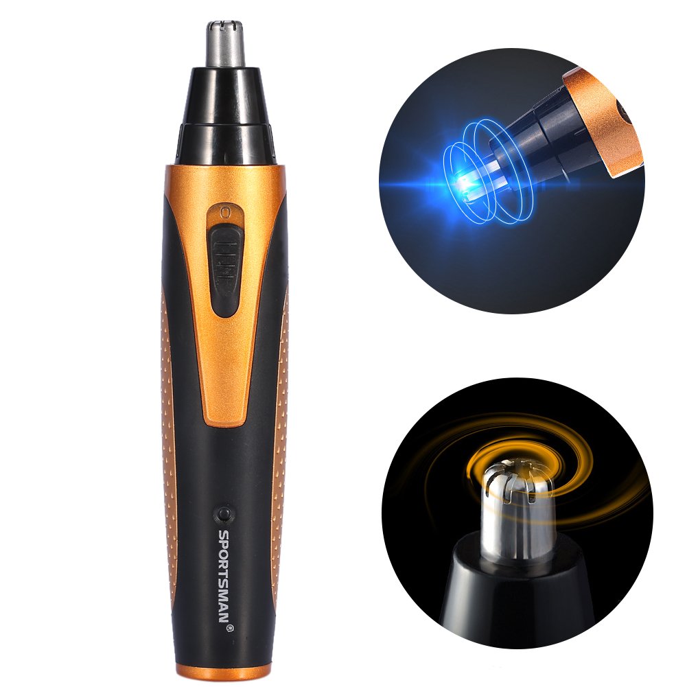 Semme 4-in-1 Rechargeable Waterproof Nose & Ear Hair Trimmer for Men and Women - Cordless Grooming Kit with Cleaning Brush | Perfect for Travel, Home Use & Personal Grooming