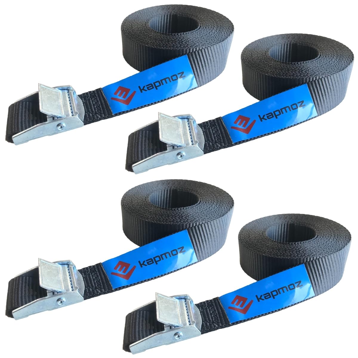Heavy Duty 16FT Kayak Tie Down Straps 4 Pack - Secure Surfboard, Canoe & Cargo on Car Roof Rack with Cam Buckle Straps - Perfect for Road Trips, Camping & Water Sports Adventures