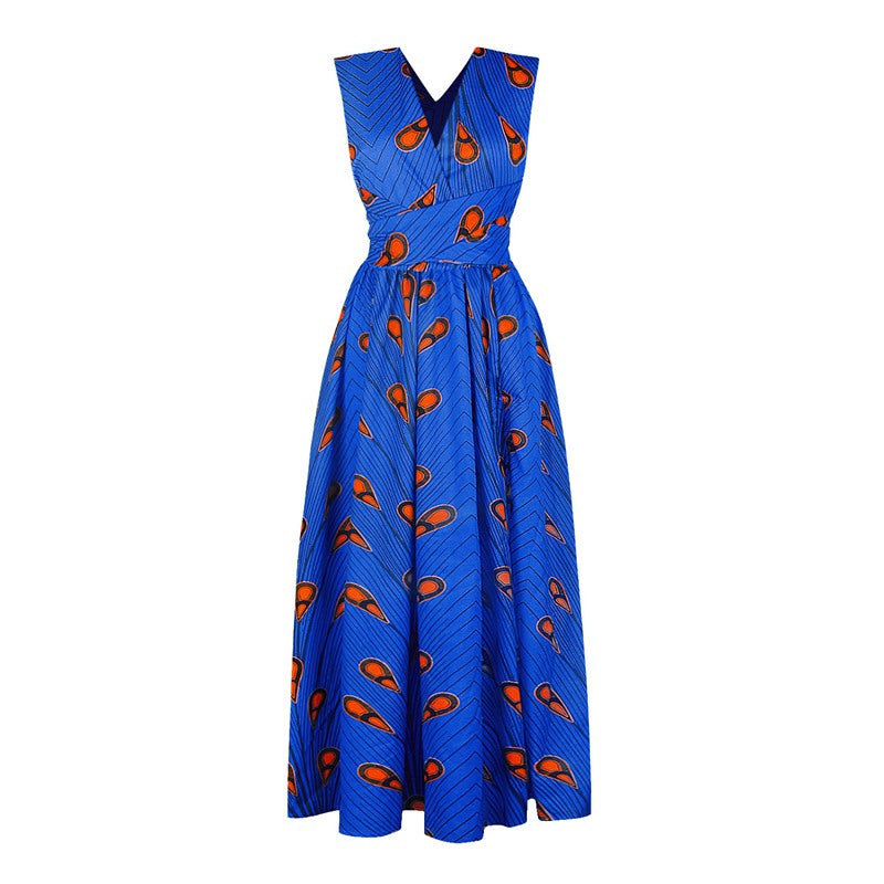 20 Stylish Ways to Wear Backless Printed African Dresses for Women | Fashionable Summer Outfits for Beach, Party & Special Occasions