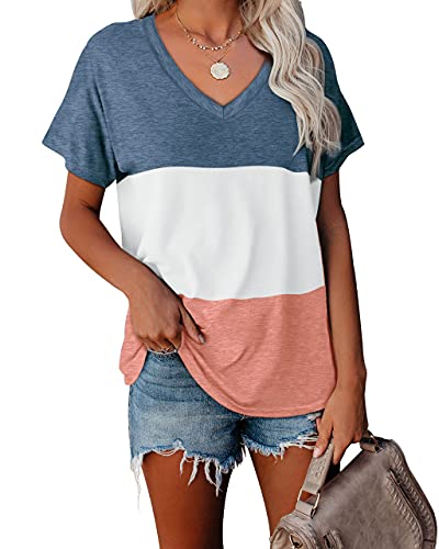 Block Blue White Coral
