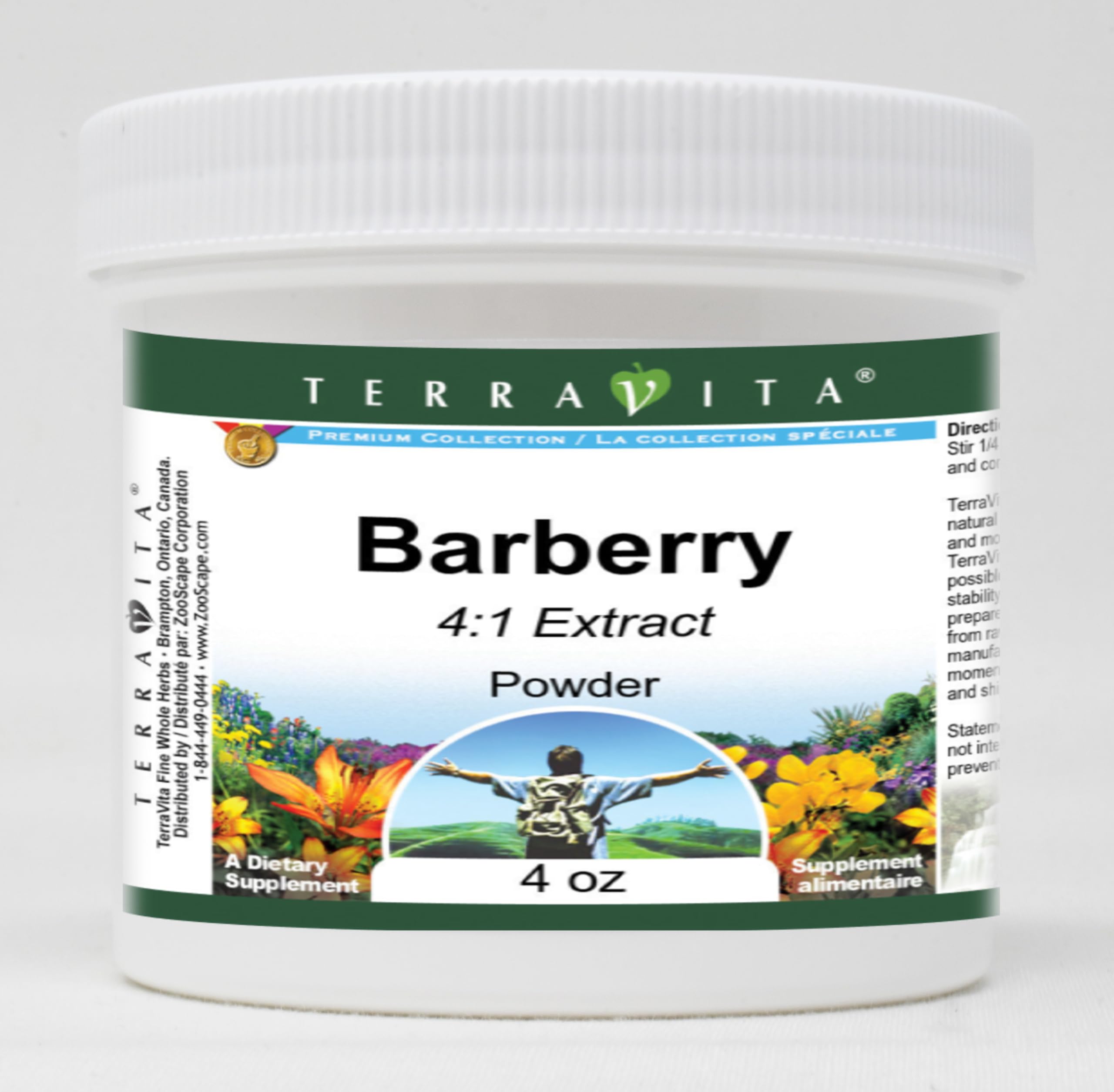 Barberry 4:1 Extract Powder (4 oz) | Premium Berberis Vulgaris Supplement | Supports Digestive & Immune Health | ZIN: 519124 | Ideal for Herbal Teas, Smoothies & Wellness Routines
