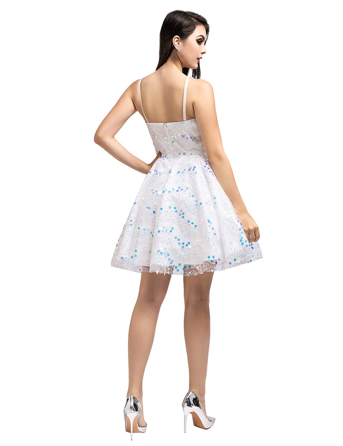 Elegant Women's Short Prom Dresses | Spaghetti Strap Homecoming Party Dresses for Teens | Perfect for School Dances, Graduation Parties & Special Occasions