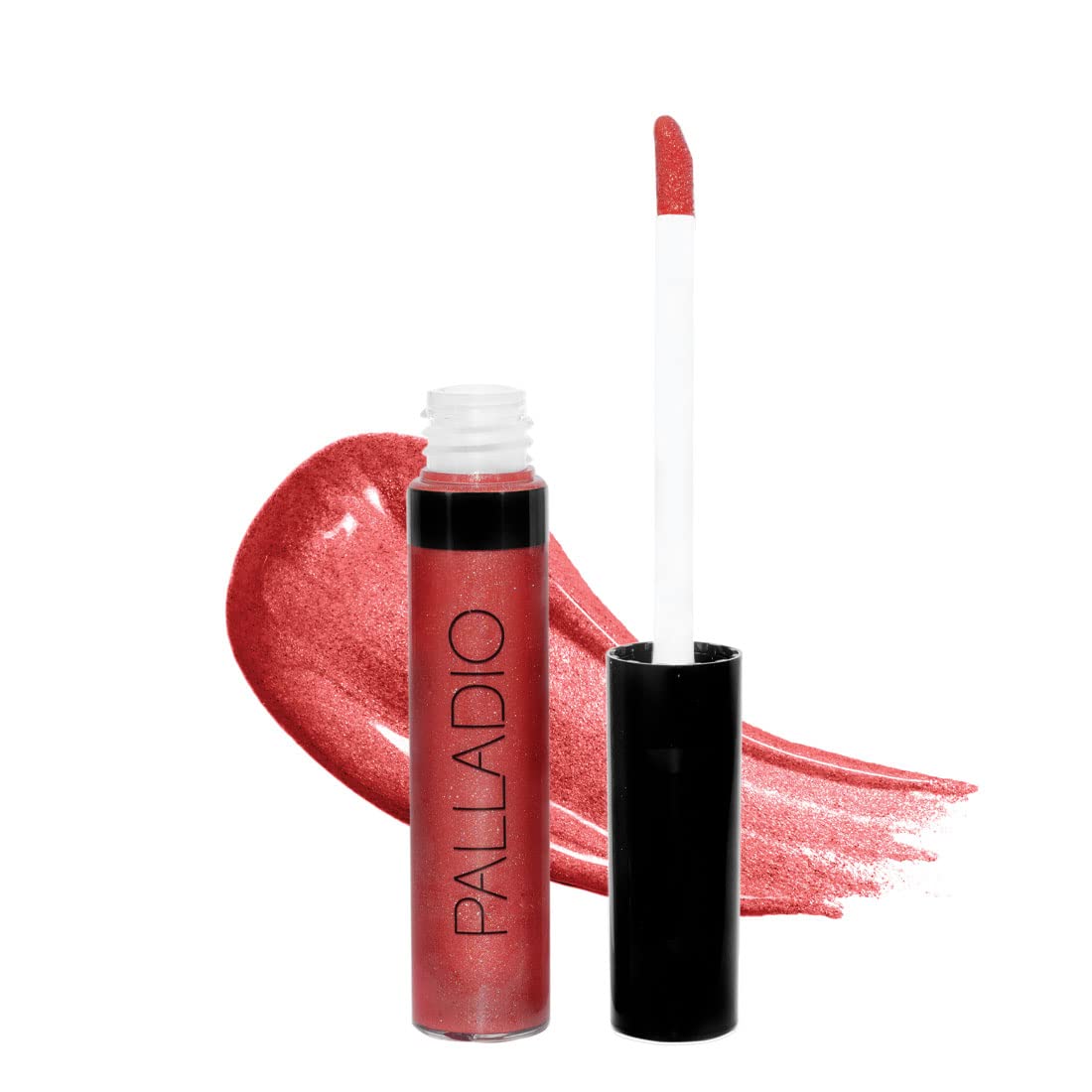 Palladio Vitamin E & Aloe Lip Gloss - Non-Sticky, Hydrating Lip Shine with Intense Color & Wrinkle Reduction - Watermelon Flavor for Soft, Glossy Lips - Perfect for Daily Wear & Special Occasions