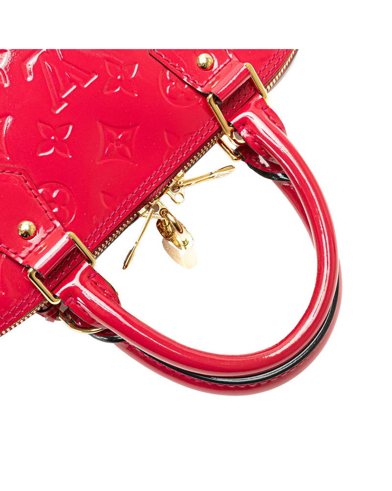 Louis Vuitton Alma BB Monogram Handbag - Stylish Patent Leather Crossbody Bag for Women | Perfect for Work, Travel & Everyday Use
