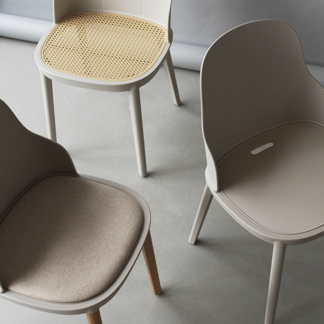 Allez Dining Chair - Upholstered Seat for Kitchen, Dining Room & Office - Comfortable Modern Chair for Home & Restaurant Use