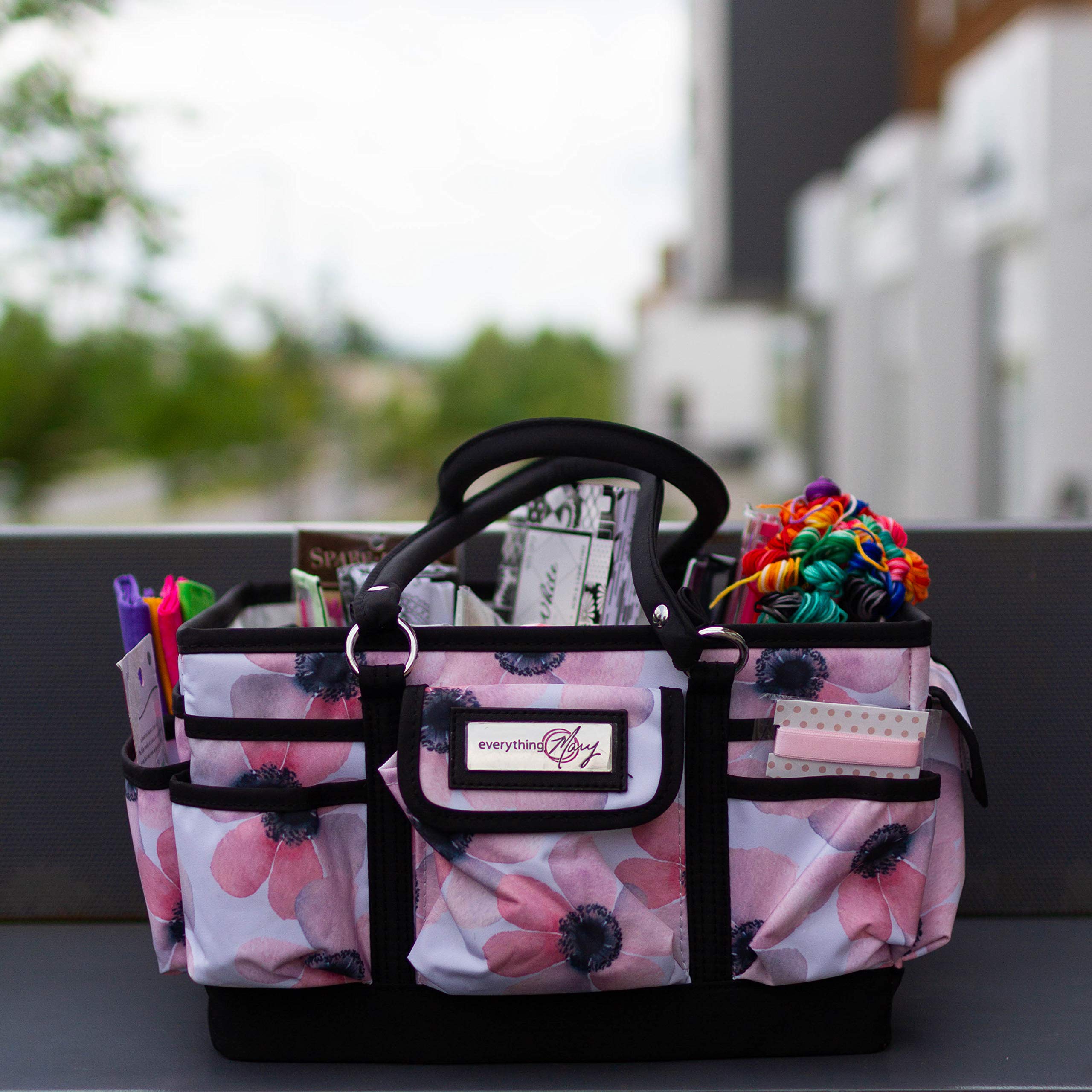 Everything Mary Deluxe Collapsible Storage Organizer with Handles - Multi-Purpose Foldable Tote for Diapers, Toys, Office Supplies & Home Organization | Perfect for Nursery, Travel, Craft Room & Daily Essentials
