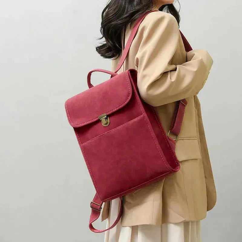 Premium Soft Leather Women's Backpack - Stylish & Durable for Work, Travel & College | VC Quality Fashion Accessory