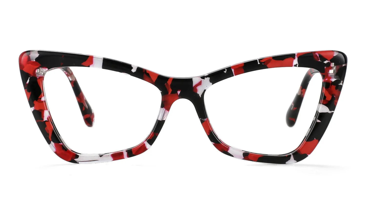 CCspace Women's Full Rim Cat Eye Acetate Reading Glasses for Hyperopia - Stylish & Lightweight Eyewear for Work, Reading, and Daily Use