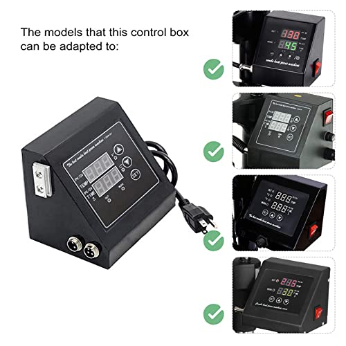 Digital Heat Press Machine with LED Controller & Double Hole - Perfect for T-Shirts, Mugs, Plates, Caps & Cups | Professional DIY Sublimation Printing Equipment for Home & Small Business Use