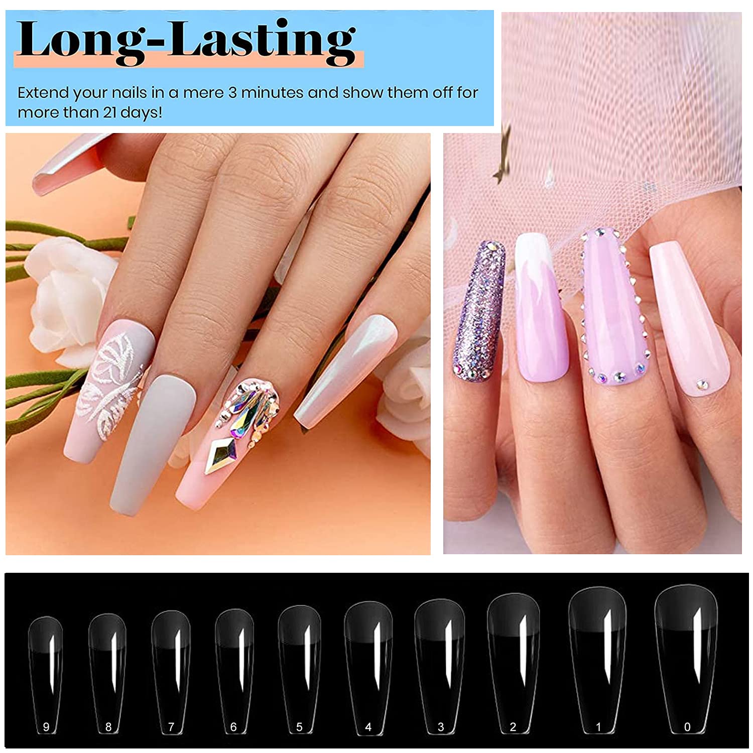 Vishine 72W LED UV Gel Nail Lamp Set - Professional Nail Dryer & Curing Light with 6 Gel Polish, Base & Top Coat - Complete Manicure Starter Kit for Salon & Home Use (#03) | Perfect for DIY Nail Art, Gel Polish Curing & Professional Nail Treatments