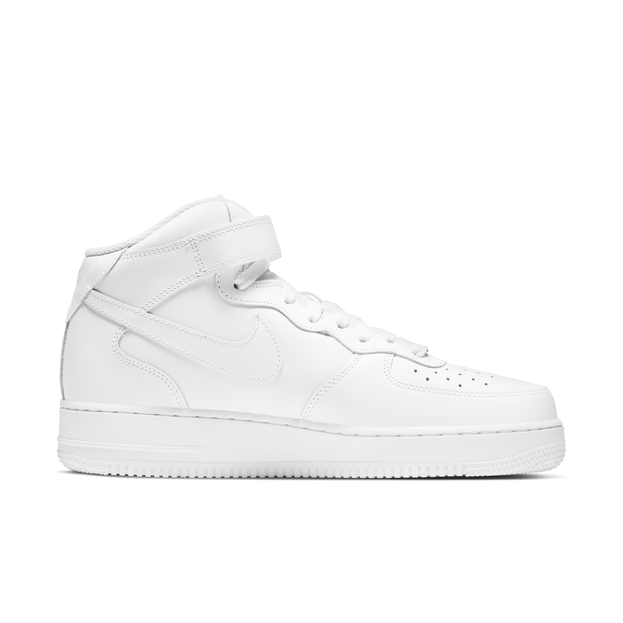 Nike Air Force Mid '07 Sneakers - White/White | Men's Basketball Shoes for Casual Wear & Street Style