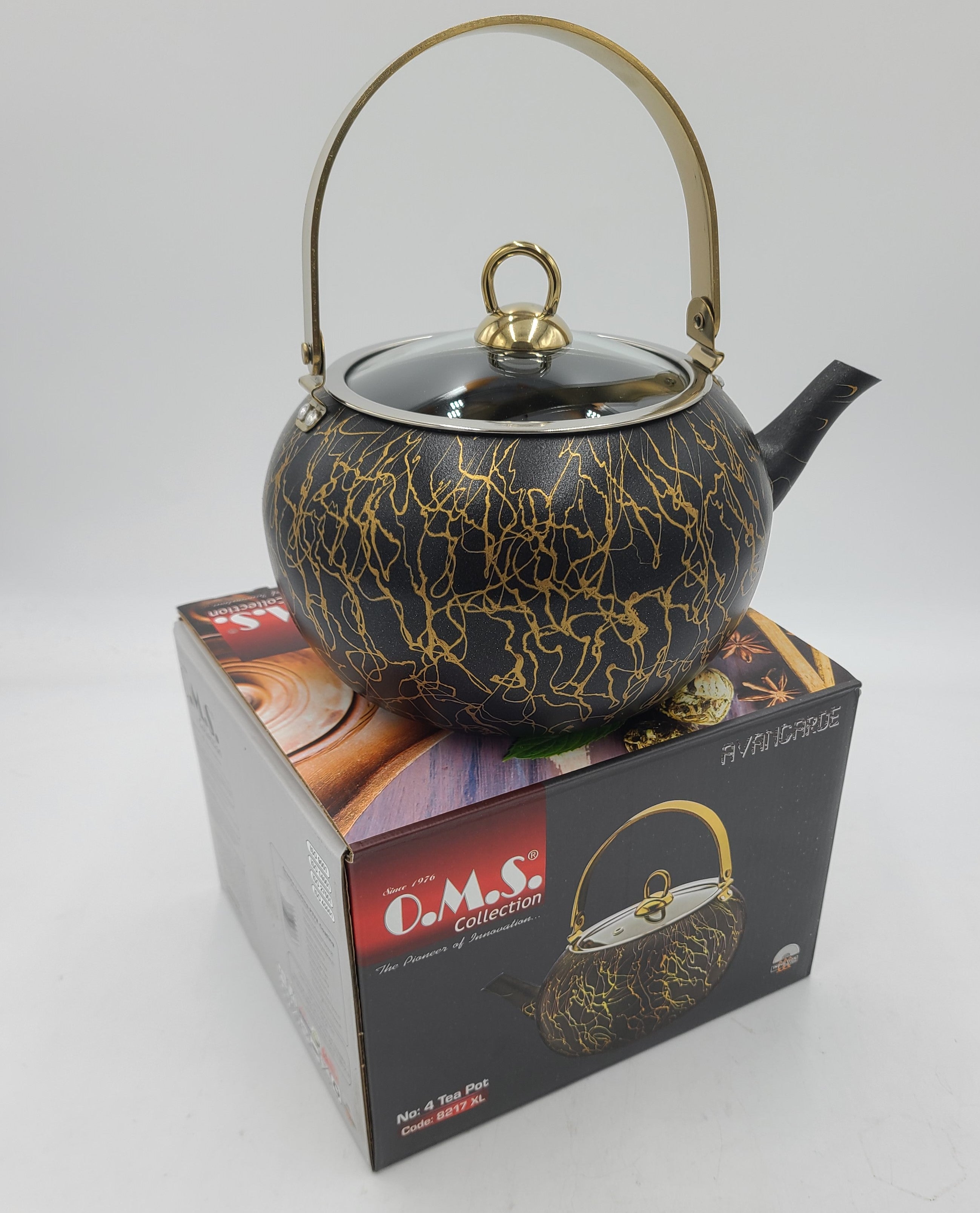 3L Marble Black & Gold Electric Kettle - Fast Boiling, Auto Shut-Off - Perfect for Home, Office & Tea Lovers