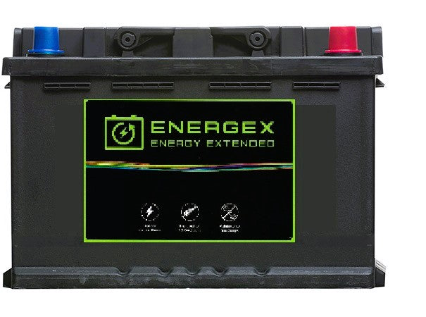 Energex DIN66LAGM LN3 760CCA AGM Battery for Cars, Trucks & Marine - High Performance Starting Power for Cold Weather & Heavy-Duty Vehicles