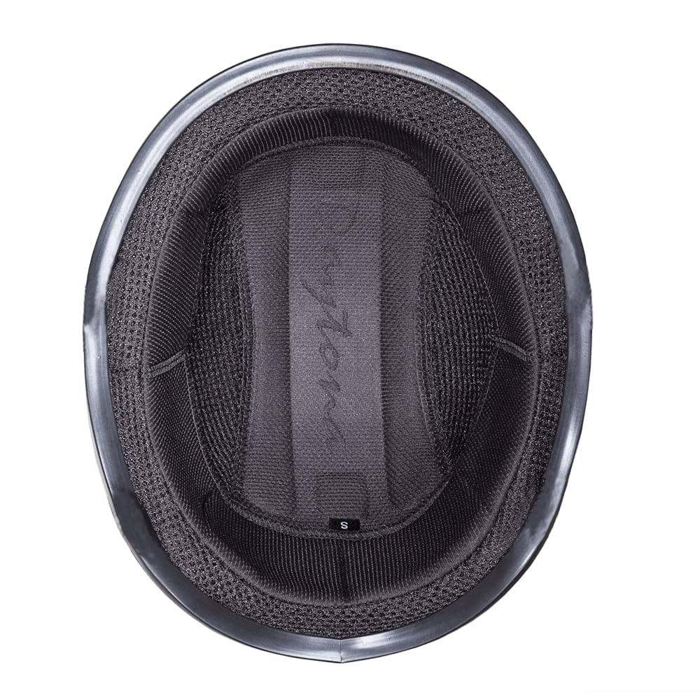 Daytona Half Skull Cap Motorcycle Helmet - DOT Approved Leather Design for Safety & Style | Perfect for Cruiser Riders & Urban Commuting