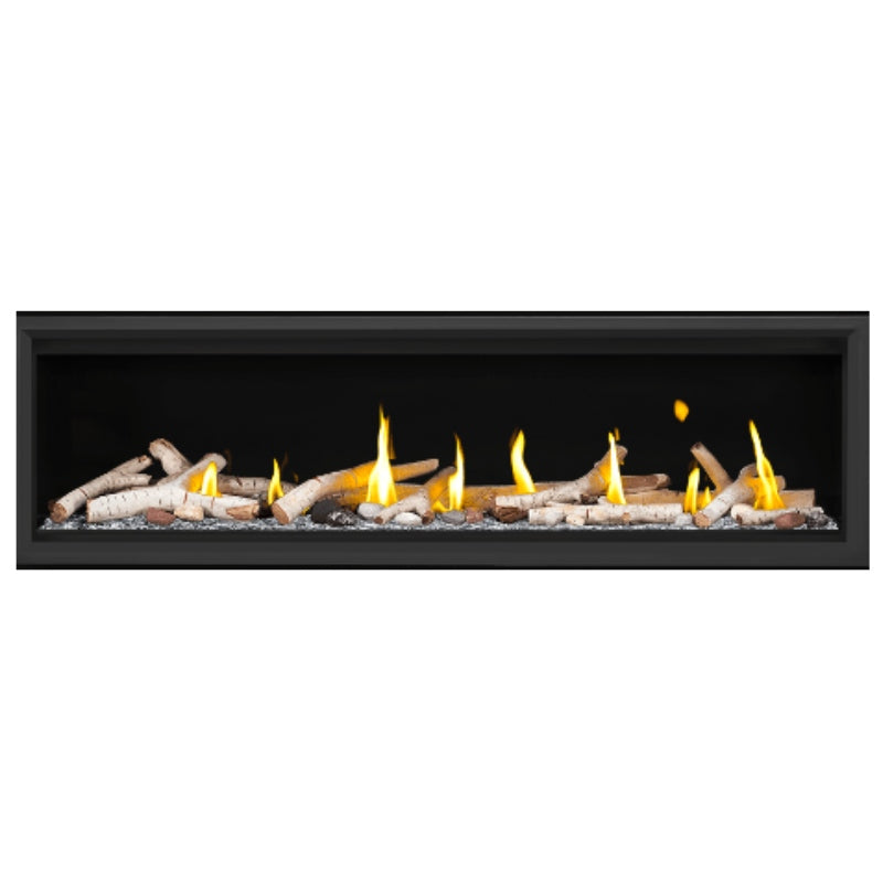 Napoleon Vector 62 Linear Direct Vent Gas Fireplace - LV62N | Modern Indoor Heating Solution for Living Rooms & Bedrooms | Energy Efficient & Stylish Home Decor
