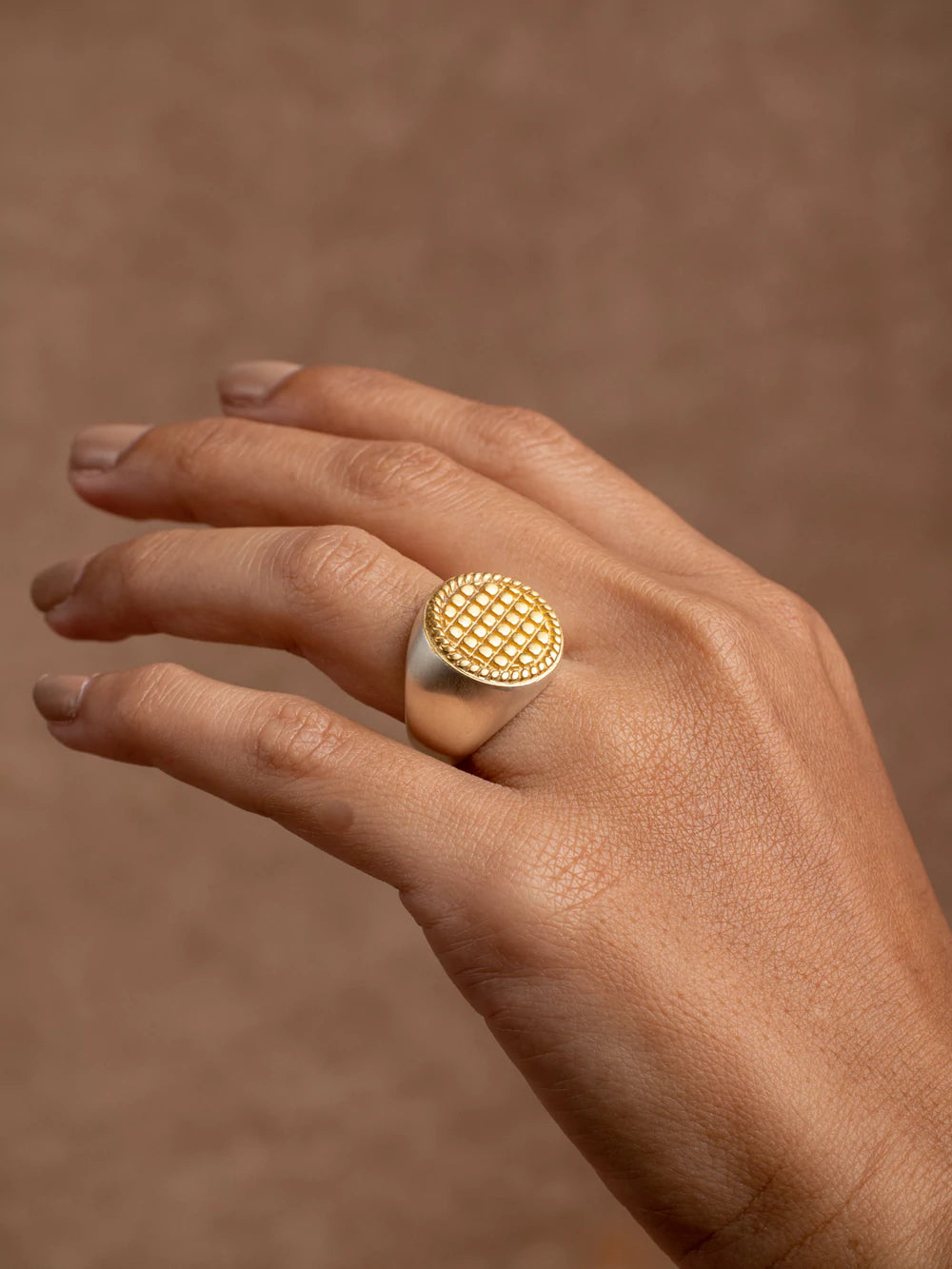 Sterling Silver  (925 )+ 22K gold vermeil