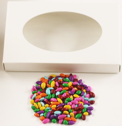Scott's Cakes Rainbow Mix Chocolate Covered Sunflower Seeds - 1 Pound Gourmet Gift Box - Perfect for Parties, Snacking & Holiday Gifting