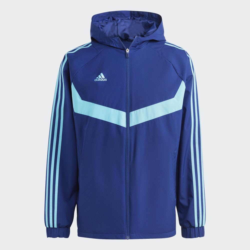 Adidas Men's Tiro Warm Windbreaker Jacket - Lightweight, Water-Resistant Training Jacket for Running, Soccer & Outdoor Sports
