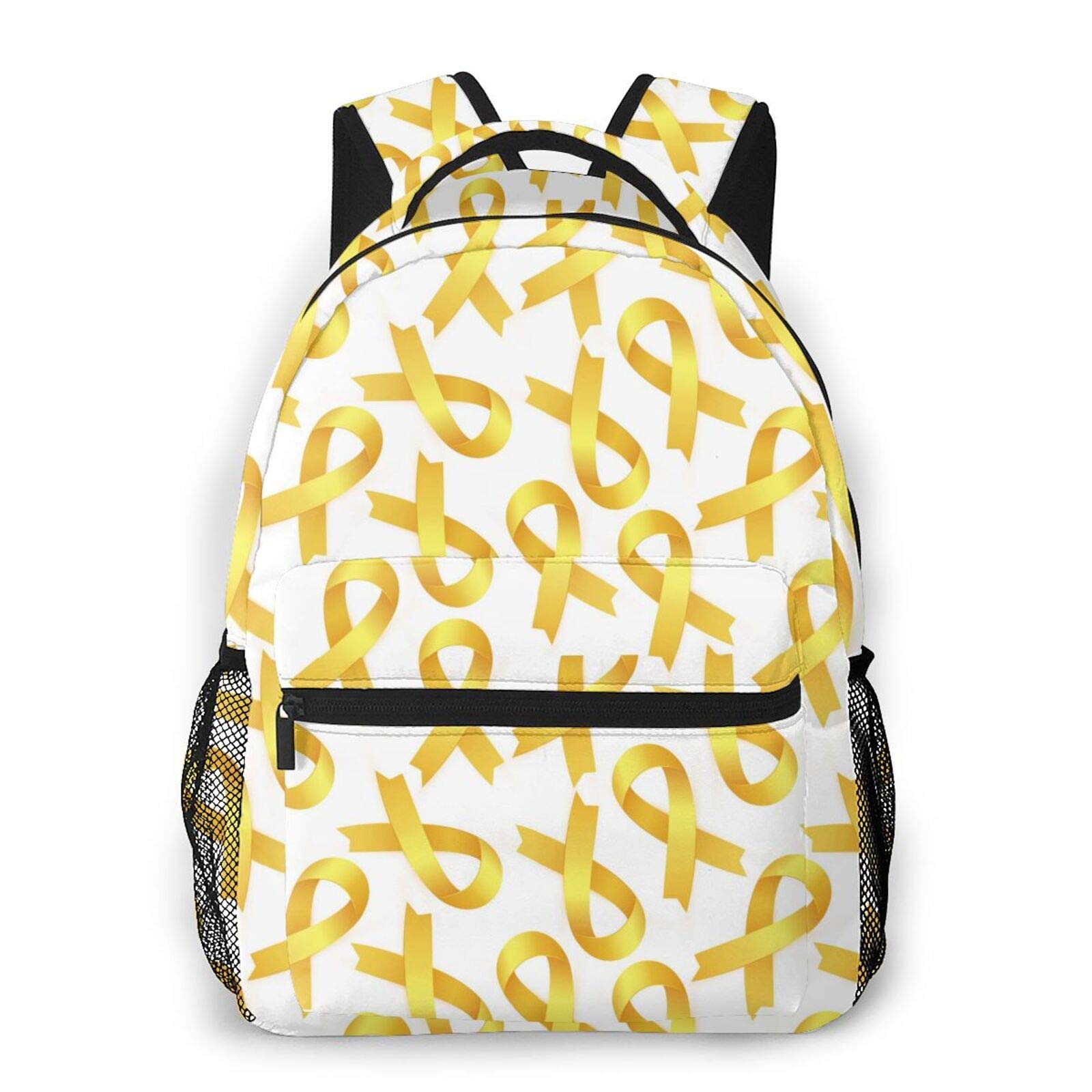 Halloween Candy Corn Print Sport Travel Backpack - Stylish School Book Bag for Women, Girls, Men & Boys | Perfect for Trick-or-Treating, Travel, Gym & College