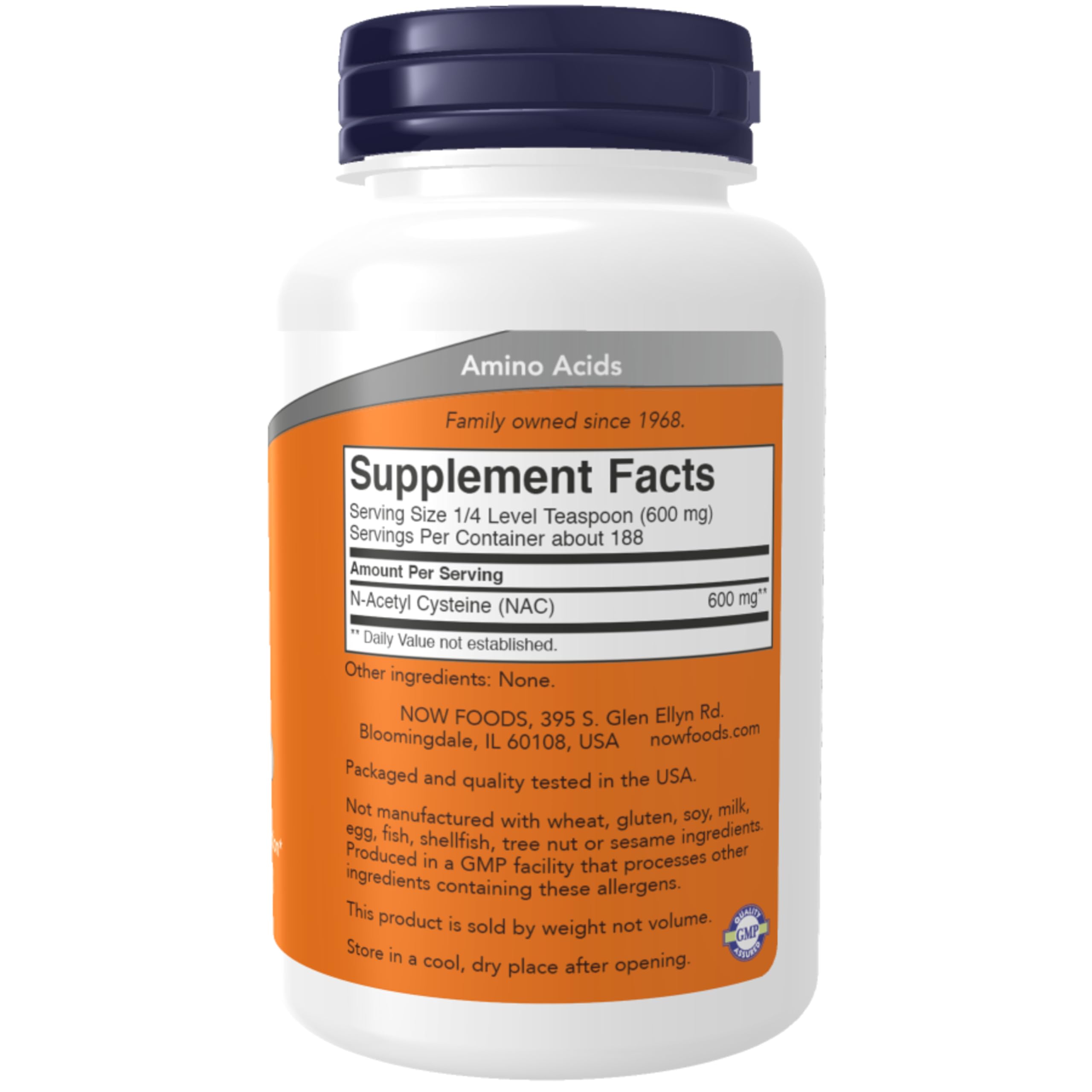 NOW Foods NAC (N-Acetyl Cysteine) Pure Powder 4 oz - Antioxidant Supplement for Immune Support & Detox - Use for Respiratory Health, Liver Cleansing & Wellness Boost