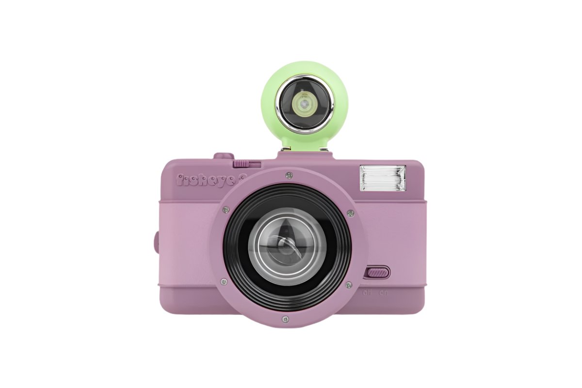Lomography Fisheye No. 2 35mm Film Camera - Grape Jam Color | Vintage Style Fisheye Lens for Creative Photography | Perfect for Travel, Parties & Artistic Shots
