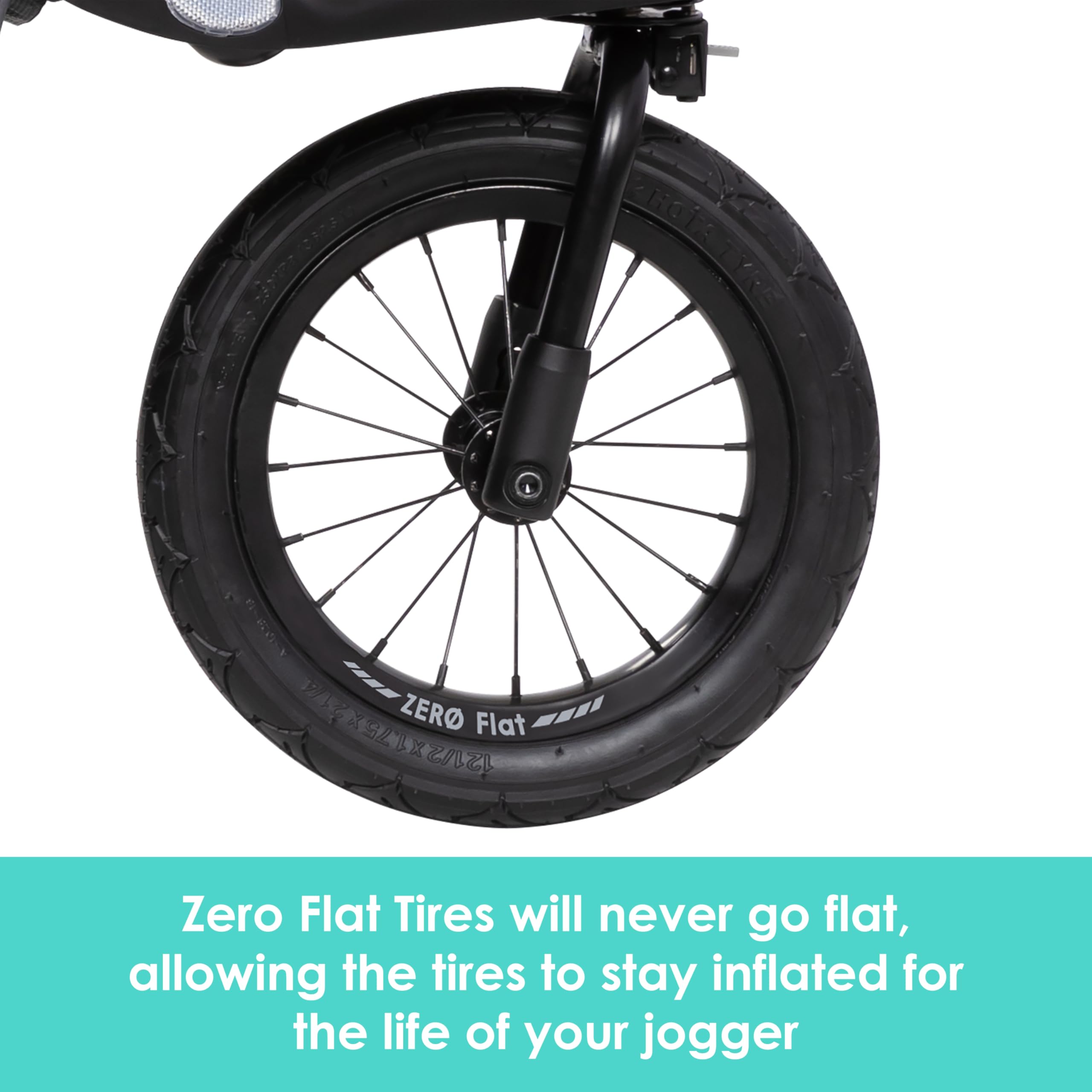 Baby Trend Expedition® Zero Flat Jogger Travel System with LED Lights - Lightweight Stroller & Car Seat Combo for Newborns to Toddlers | Perfect for City Walks, Shopping & Travel | Dash Grey