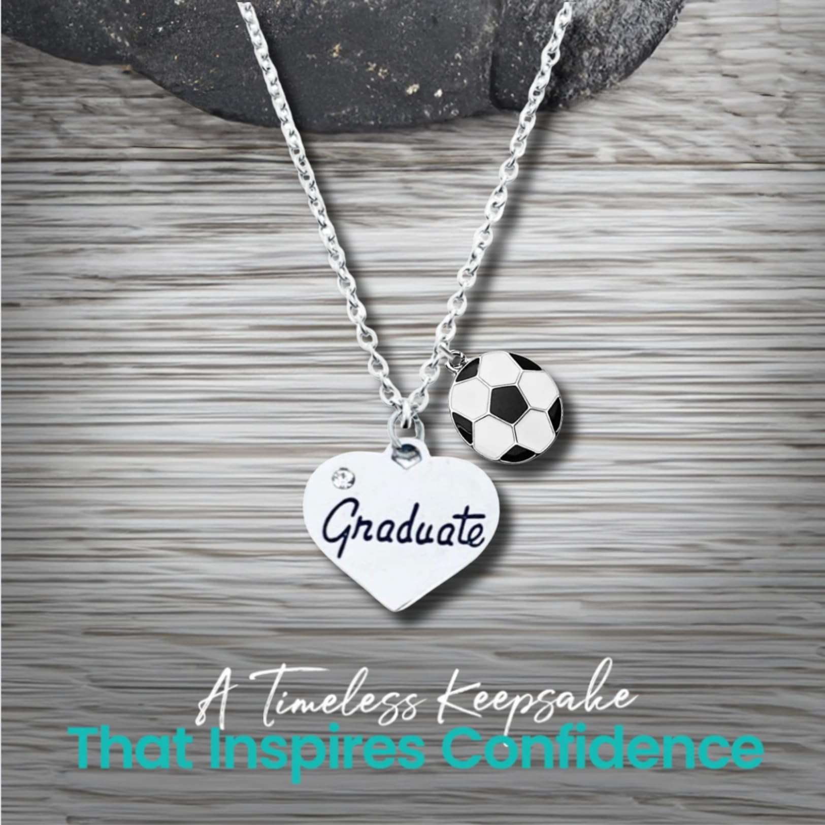 2025 Graduation Necklace - Elegant Sports-Themed Jewelry for Graduates, Perfect Gift for Class of 2025 | Ideal for High School & College Commencement Ceremonies, Graduation Parties & Keepsakes