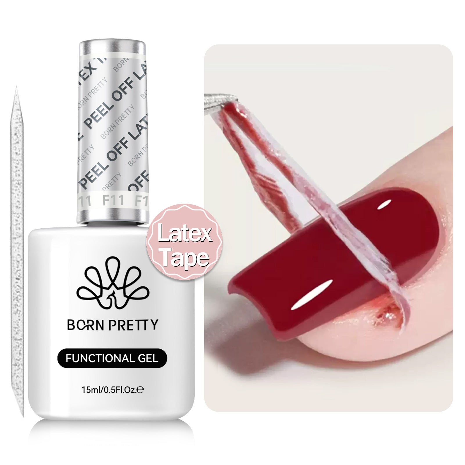 White Peel Off Latex Tape Anti Freezing 15ml - Waterproof Adhesive for Winter Pipe Protection, DIY Crafts & Home Repairs - Perfect for Plumbing, HVAC Maintenance and Cold Weather Insulation
