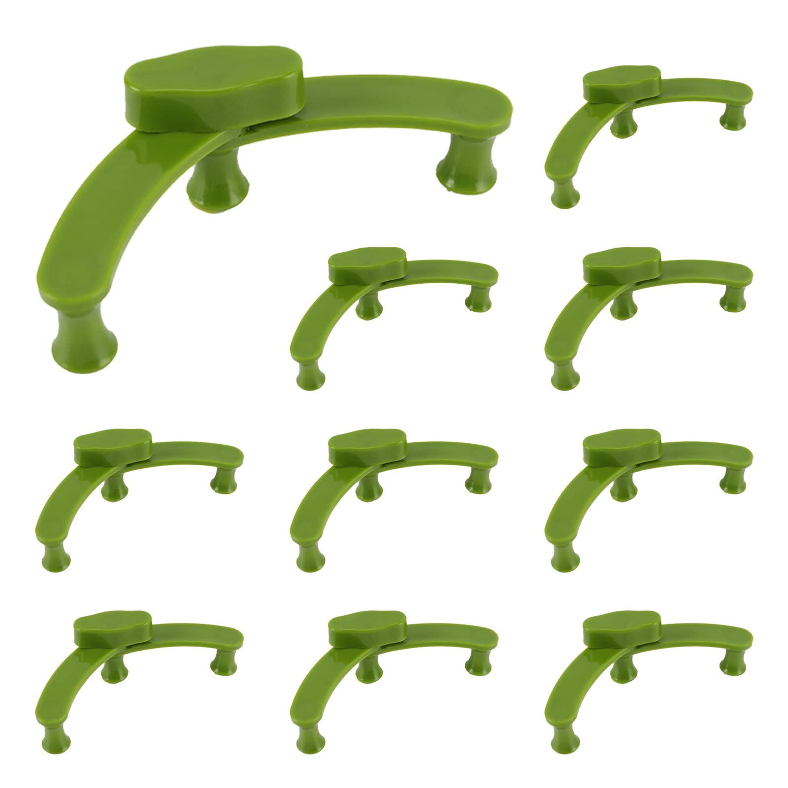 10 Pack 360 Degree Adjustable Plant Training Clips - Low Stress Plant Benders for Garden, Indoor & Outdoor Plant Support - Perfect for Hydroponics, Bonsai, and Cannabis Growing